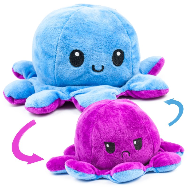 Octopus ośmiornica pluszowa maskotka dwustronna
