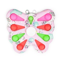 Fidget toy spinner pop it motyl