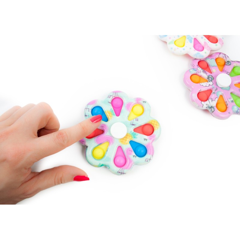 Fidget toy spinner mini simple dimple