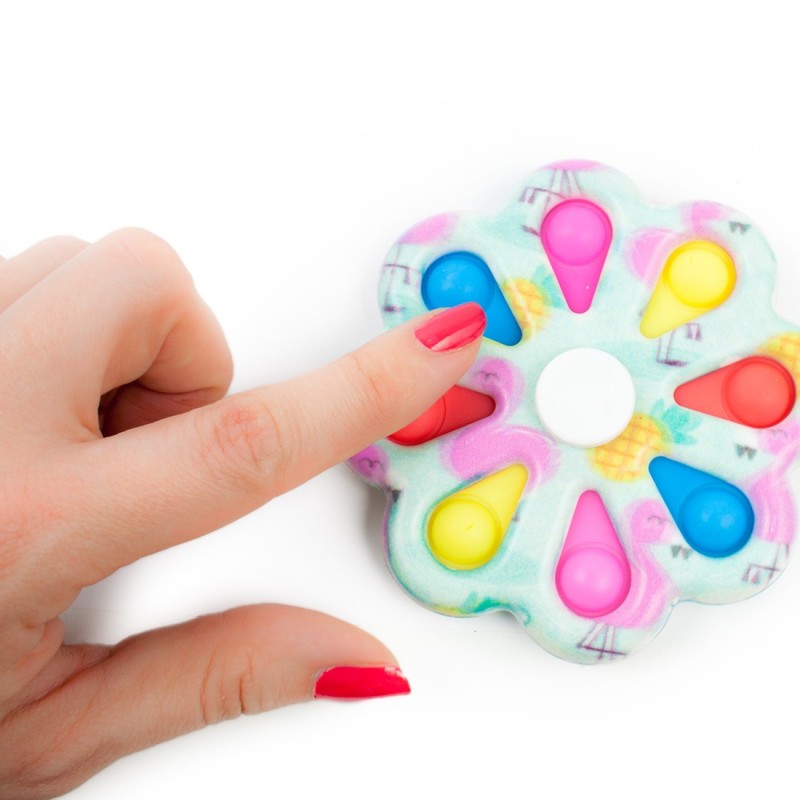 Fidget toy spinner mini simple dimple