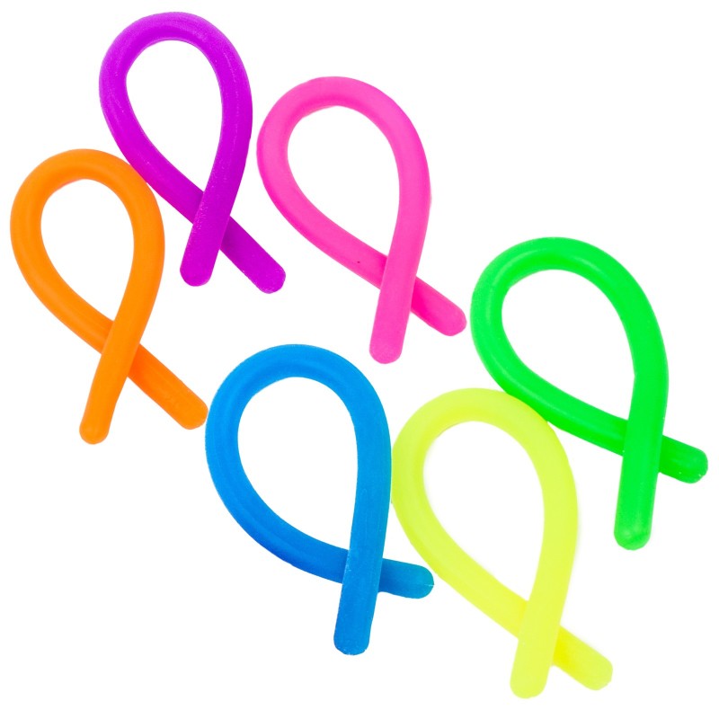 Noodle Stretch Strings fidget komplet 6szt