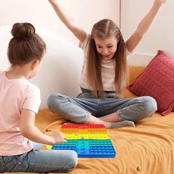 Pop it gra popitgame tęczowa z kostkami