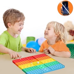 Pop it gra popitgame tęczowa z kostkami