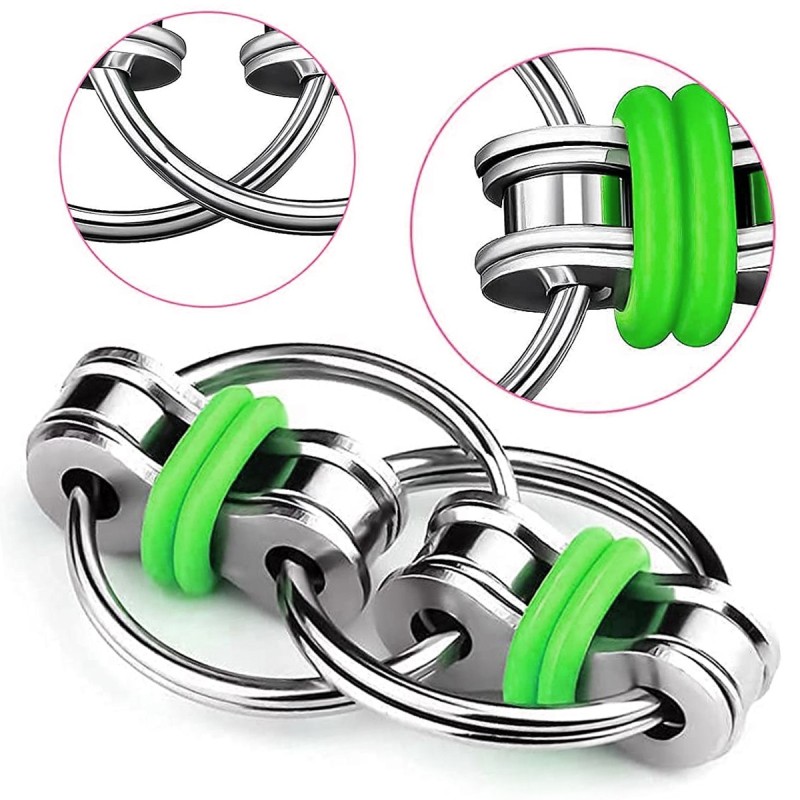 Flippy Chain METALOWE RINGI Fidget Toys