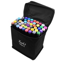 Markery alkoholowe Touch torba zestaw 48 szt dwustronne