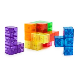 kostka magnetyczna tetris klocki