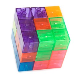 kostka magnetyczna tetris klocki