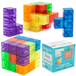 kostka magnetyczna tetris klocki