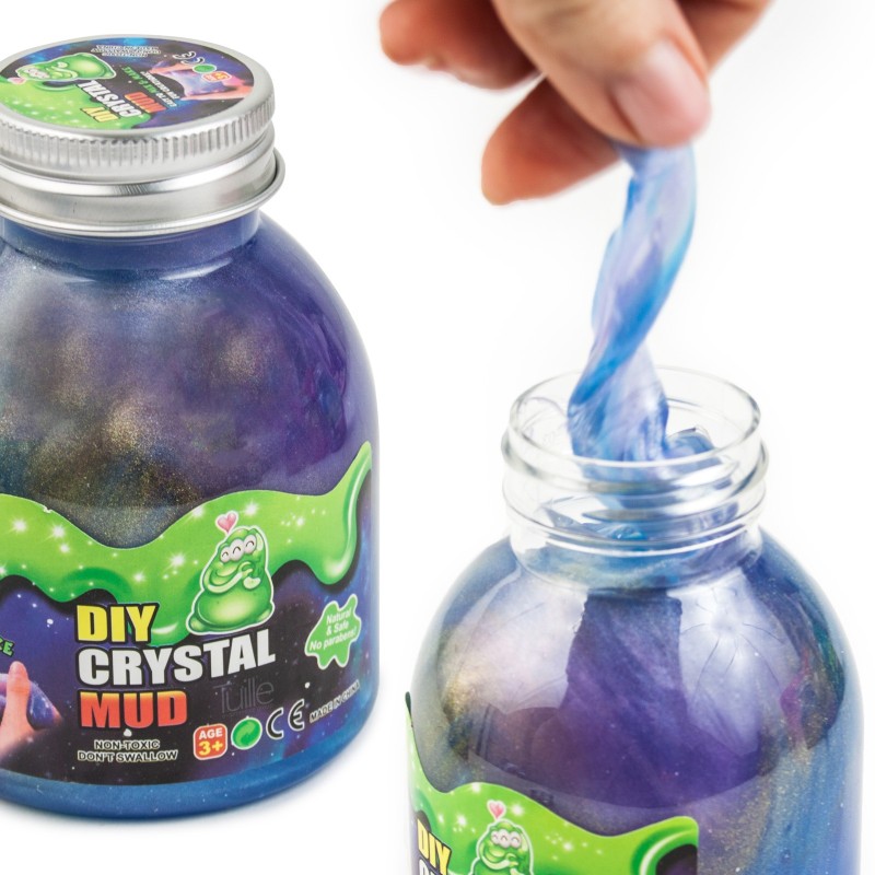 Metaliczny bokatowy Slime butelka galaxy DIY