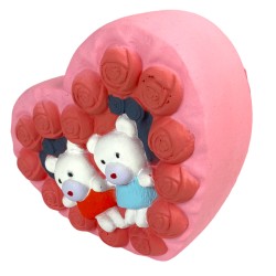 Squishy serce gniotek pianka misie