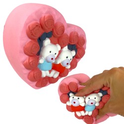Squishy serce gniotek pianka misie