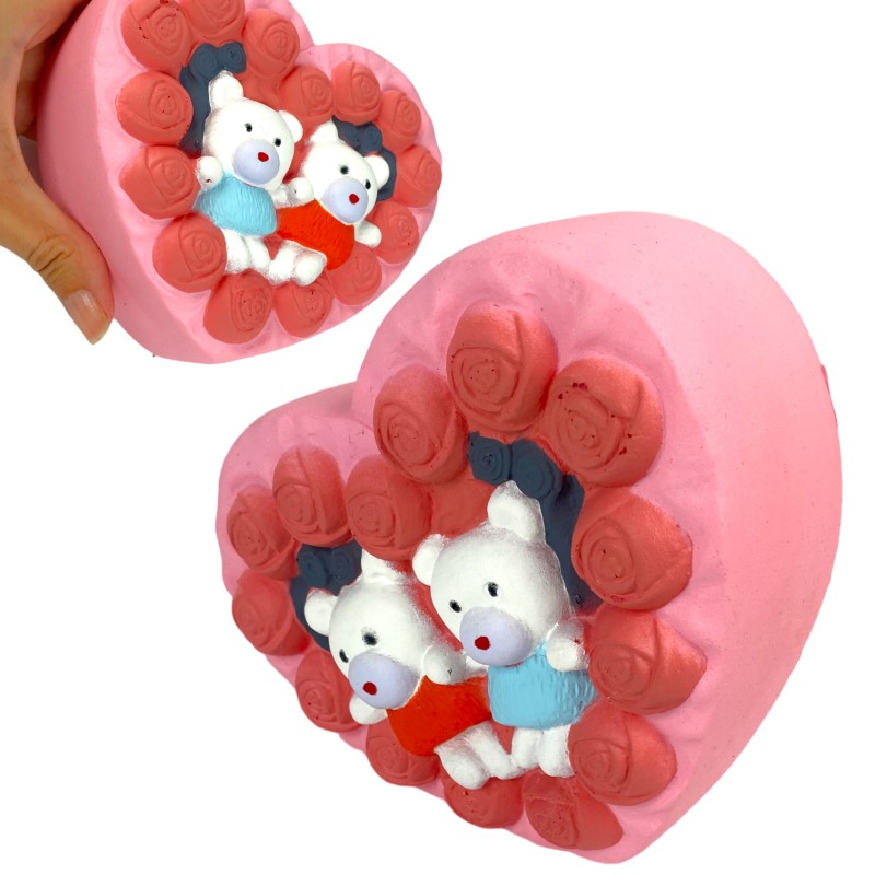 Squishy serce gniotek pianka misie