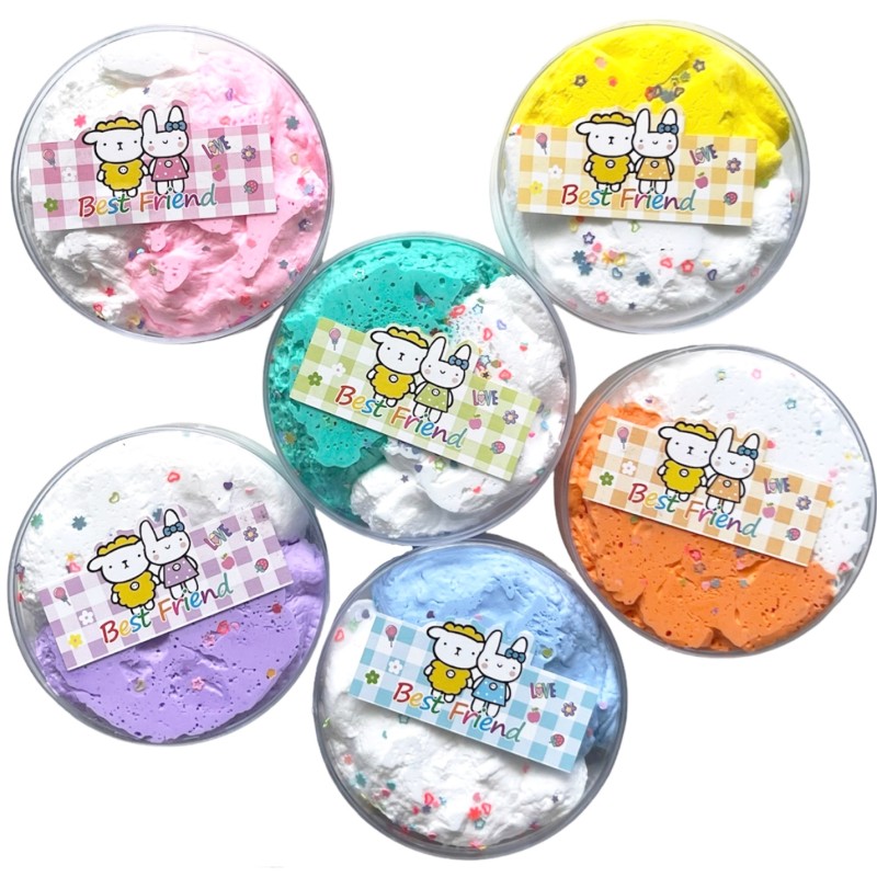 Slime PiankolinaMASA SENSORYCZNA PIANKOWA FLUFFY SLIME PIANKA