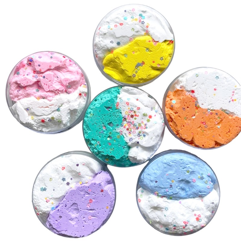 Slime PiankolinaMASA SENSORYCZNA PIANKOWA FLUFFY SLIME PIANKA