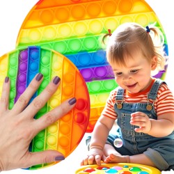 Zabawka sensoryczna Push Popit XL Tęczowe Kółko