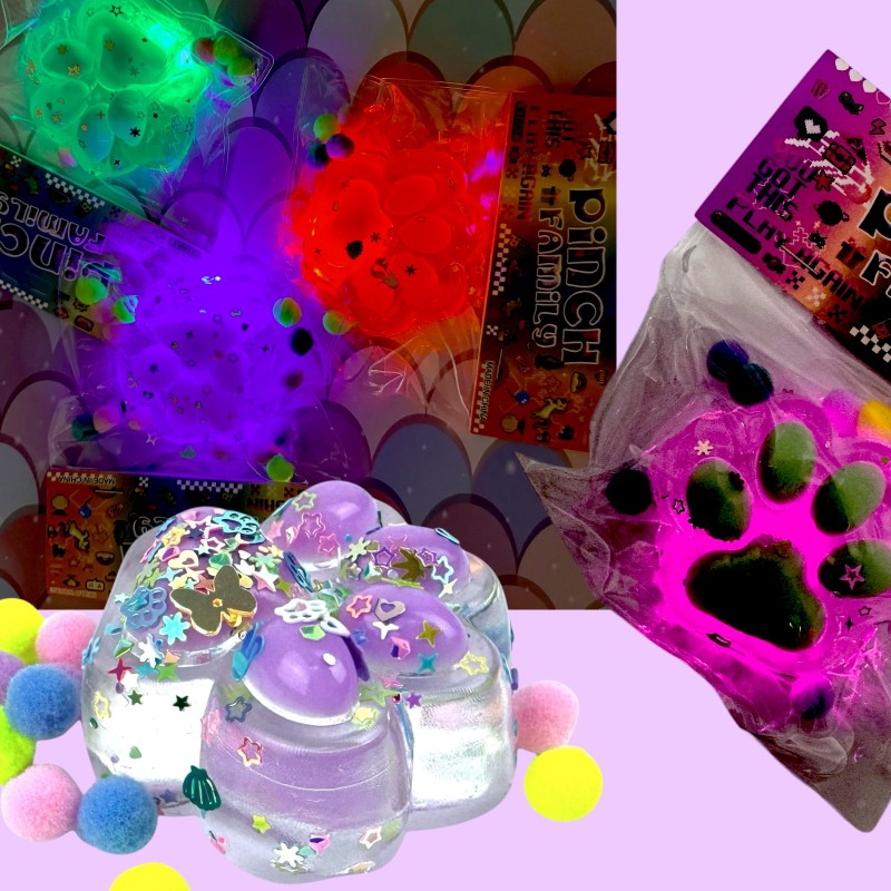 Gniotek Kocia łapka Cat Pow Taba Squishy z LED