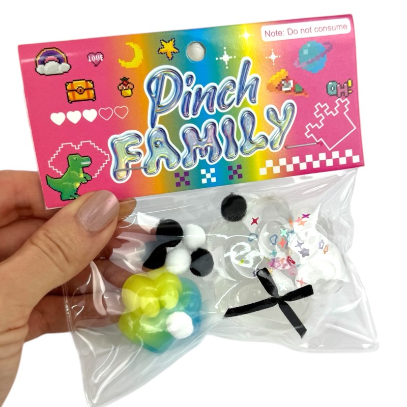 Kocia łapka podwójna Tab squishy Zestaw