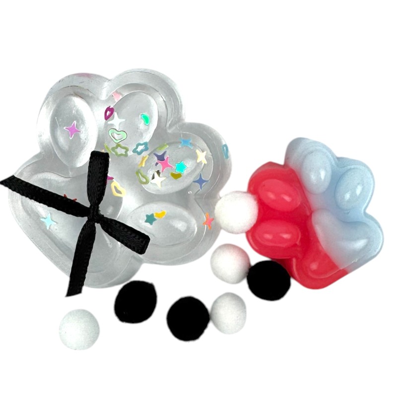 Kocia łapka podwójna Tab squishy Zestaw