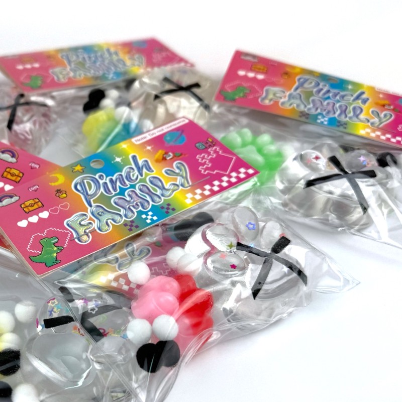 Kocia łapka podwójna Tab squishy Zestaw