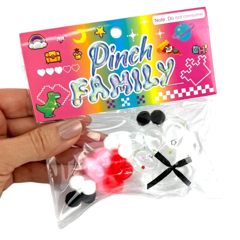 Kocia łapka podwójna Tab squishy Zestaw