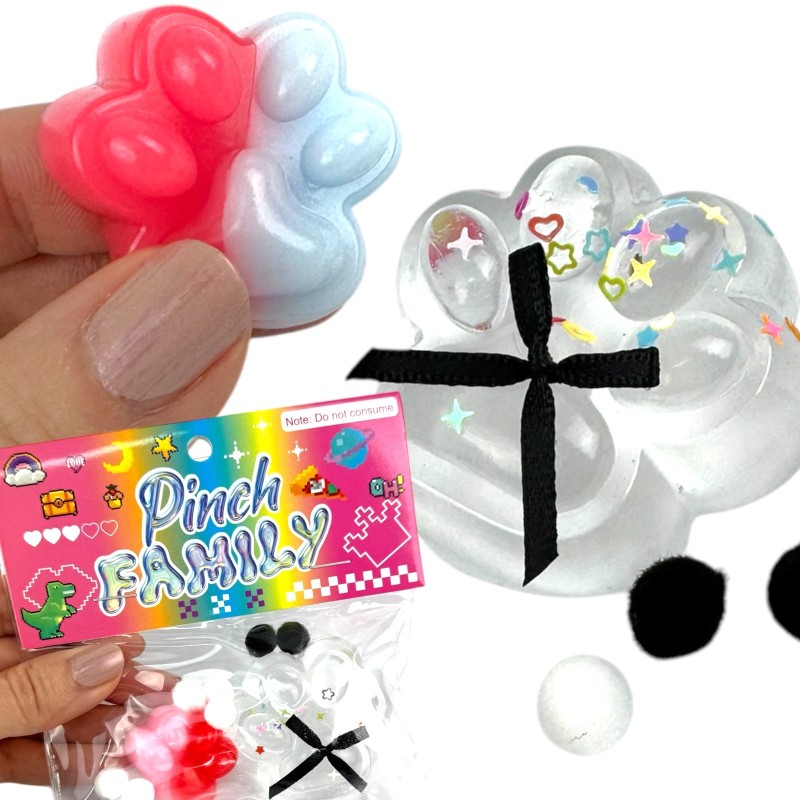 Kocia łapka podwójna Tab squishy Zestaw