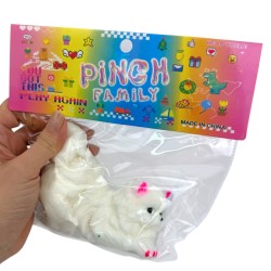 Gniotek taba squishy duży biały kot JUMBO