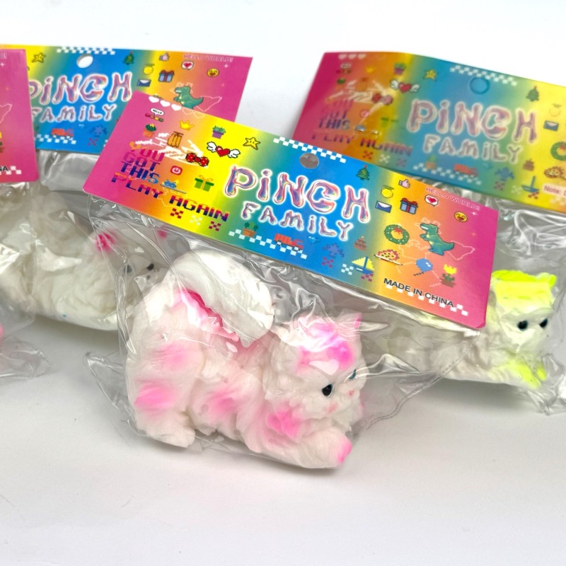 Gniotek taba squishy duży biały kot JUMBO