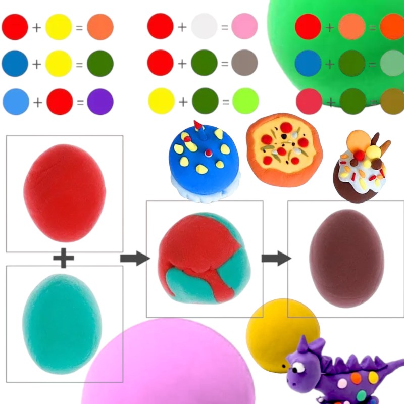 Slime PIANKA Piankolina SuperClay 12 szt