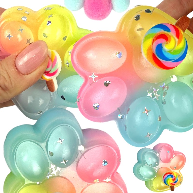 Gniotek Kocia Łapka Candy Cukierkowa
