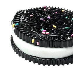 Gniotek antystresowy Oreo Jumbo 10 cm z kolorową posypką