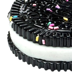 Gniotek antystresowy Oreo Jumbo 10 cm z kolorową posypką
