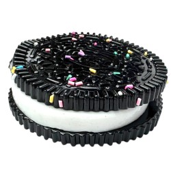 Gniotek antystresowy Oreo Jumbo 10 cm z kolorową posypką