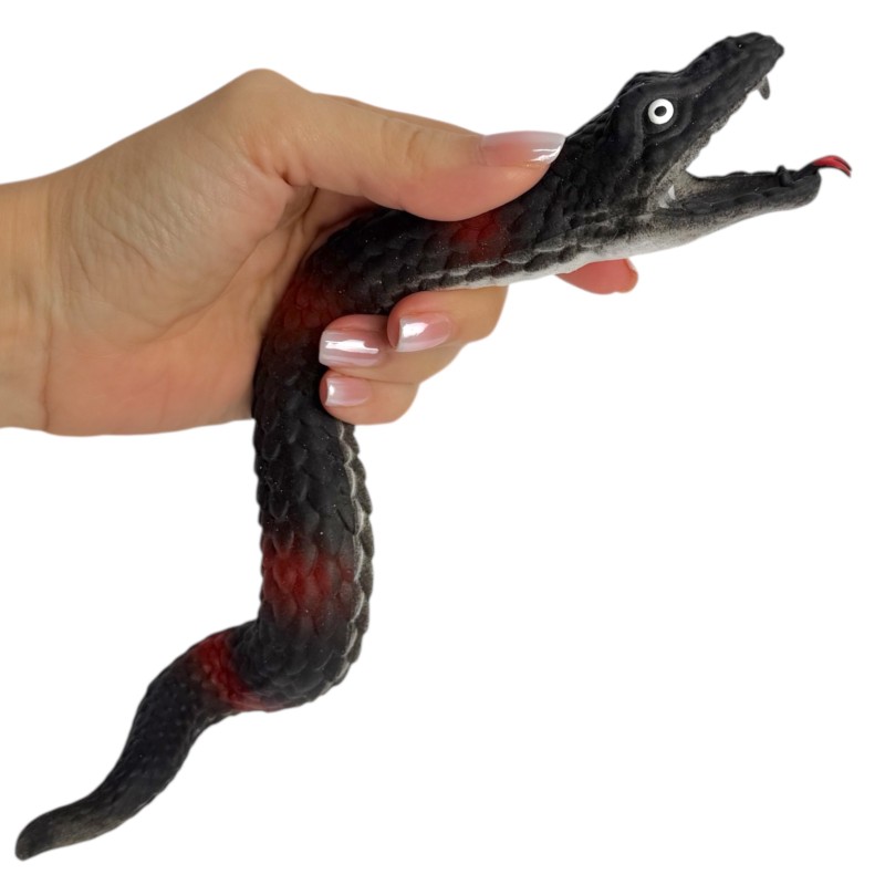 Gniotek Sensoryczny Antystresowy z piaskiem Wąż 28cm