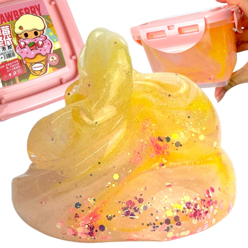 Slime słoik Strawberry sundae 11x11cm