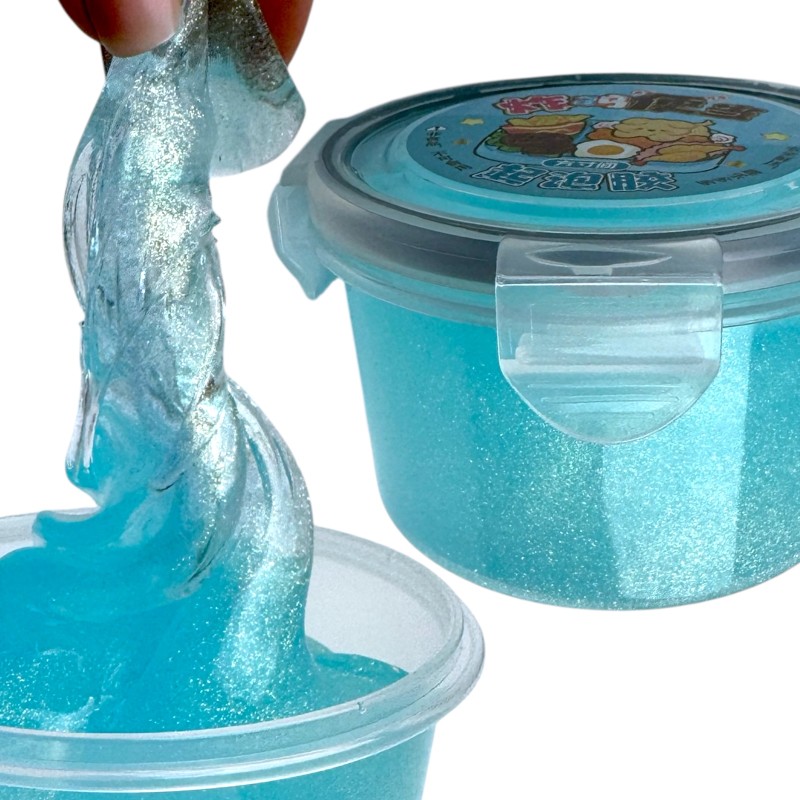 Niebieski Brokatowy Slime Masa Plastyczna