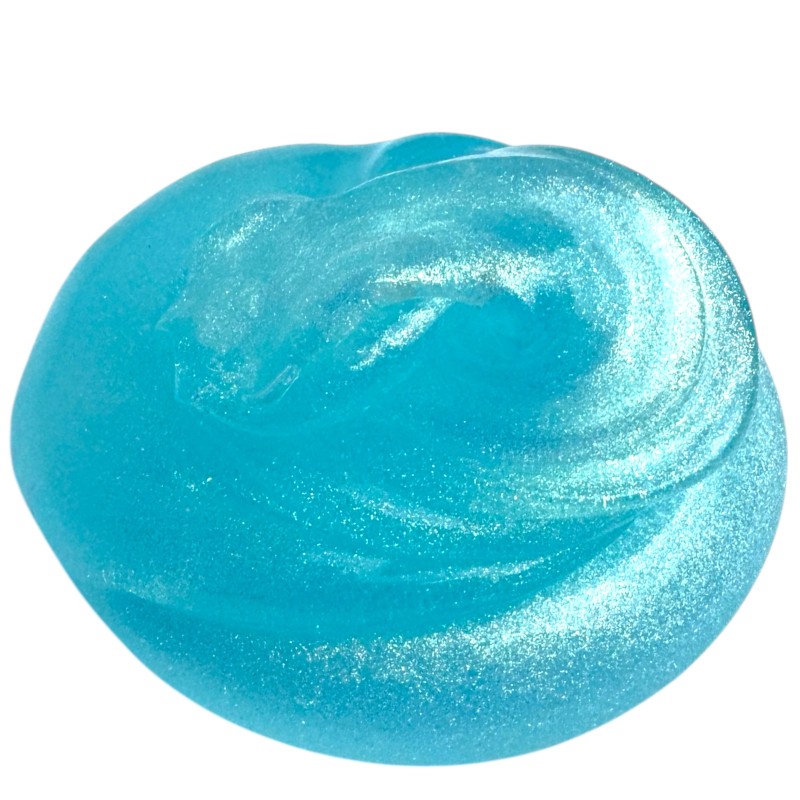 Niebieski Brokatowy Slime Masa Plastyczna