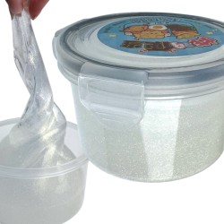 Niebieski Brokatowy Slime Masa Plastyczna