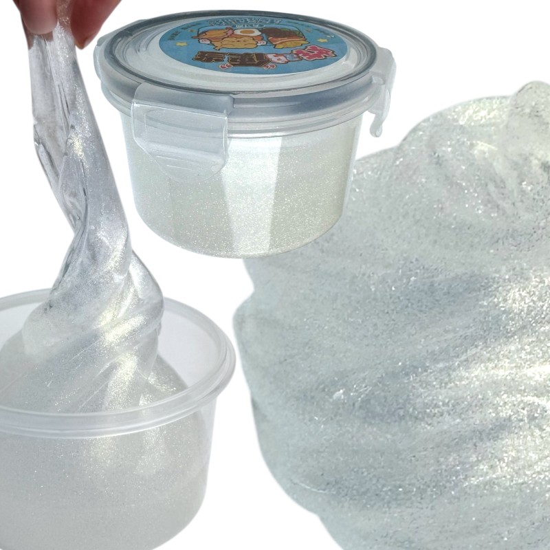 Niebieski Brokatowy Slime Masa Plastyczna