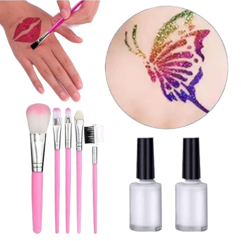 copy of Zestaw do robienia tatuaży Tatuaże brokatowe BROKATY Tattoo Glitter Kit