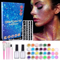 copy of Zestaw do robienia tatuaży Tatuaże brokatowe BROKATY Tattoo Glitter Kit