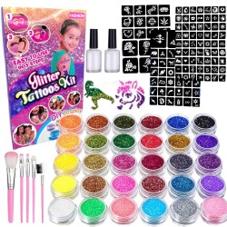 copy of Zestaw do robienia tatuaży Tatuaże brokatowe BROKATY Tattoo Glitter Kit