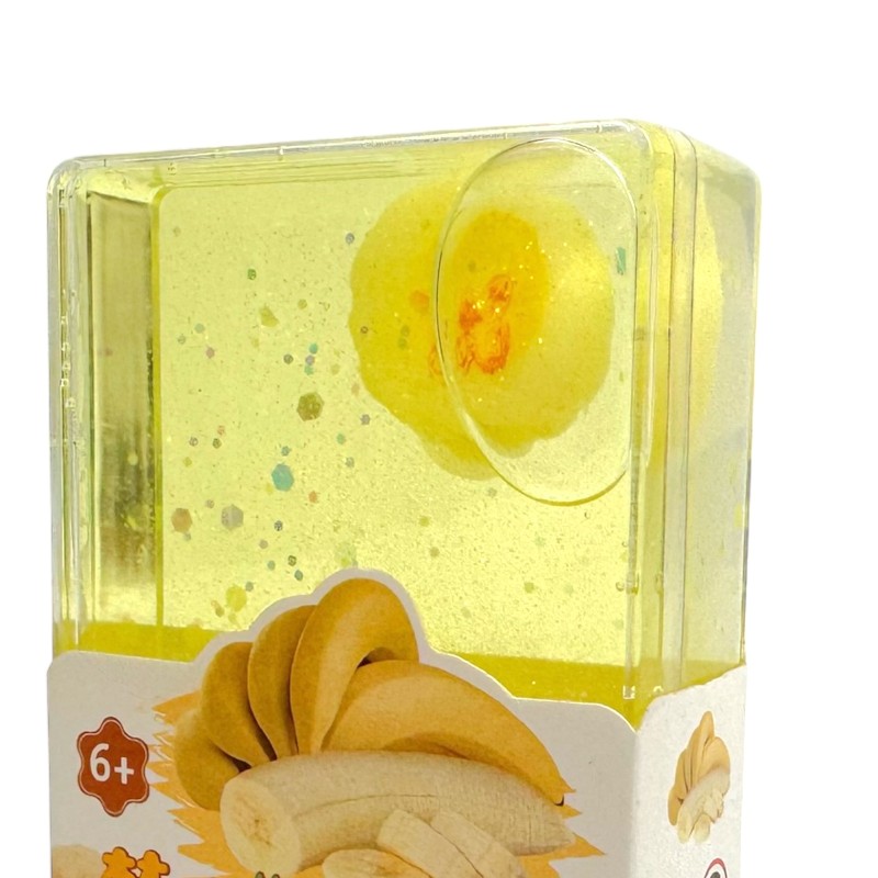 Masa Plastyczna Slime Bananowa 8x6cm