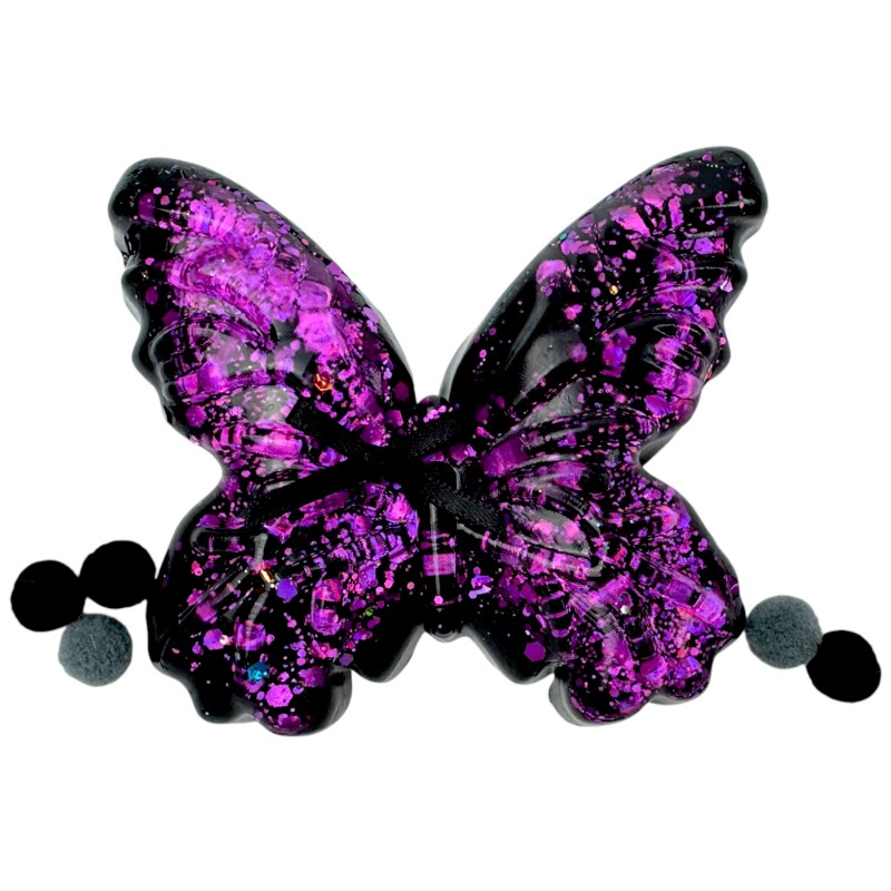 Gniotek antystresowy motyl galaxy 9x8cm