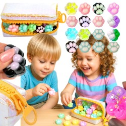 Zestaw 20 Gniotków Kocia Łapka z Saszetką