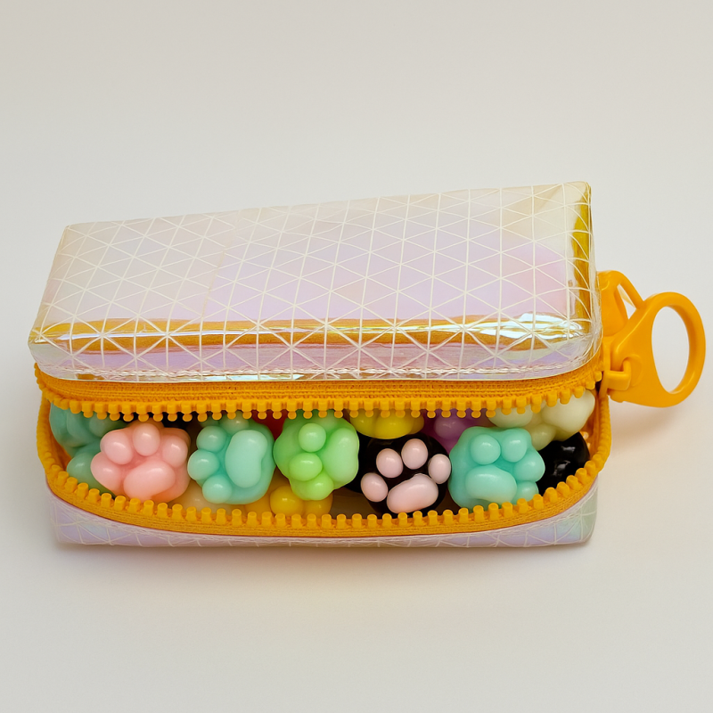 Zestaw 20 Gniotków Kocia Łapka z Saszetką