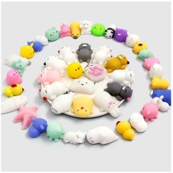 ZESTAW MOCHI 20szt. GNIOTKI SENSORYCZNE Przyjaciele + SASZETKA