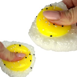 Gniotek Jajko z Widelcem 7x7 cm