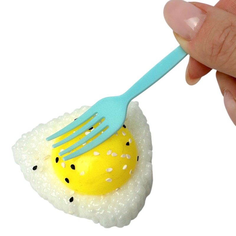 Gniotek Jajko z Widelcem 7x7 cm