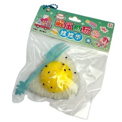 Gniotek Jajko z Widelcem 7x7 cm