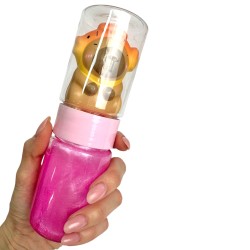 Slime z gniotkiem kapibara 1 sztuka różowy